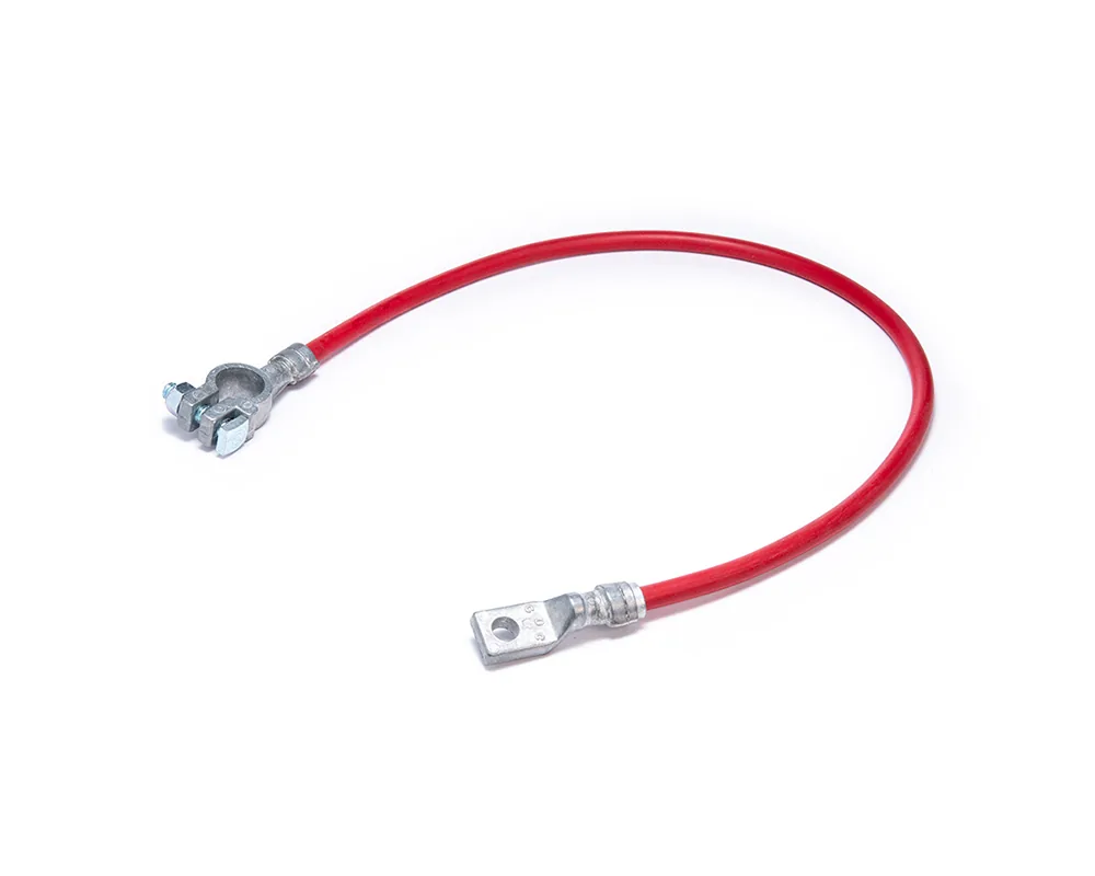CD-06539 — Cable Armado Calibre 6" Largo 60 Cm Rojo Sin Capuchon CDC 06539