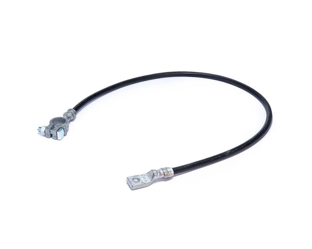 CD-06540 — Cable Armado Calibre 6" Largo 70 Cm Negro Sin Capuchon CDC 06540
