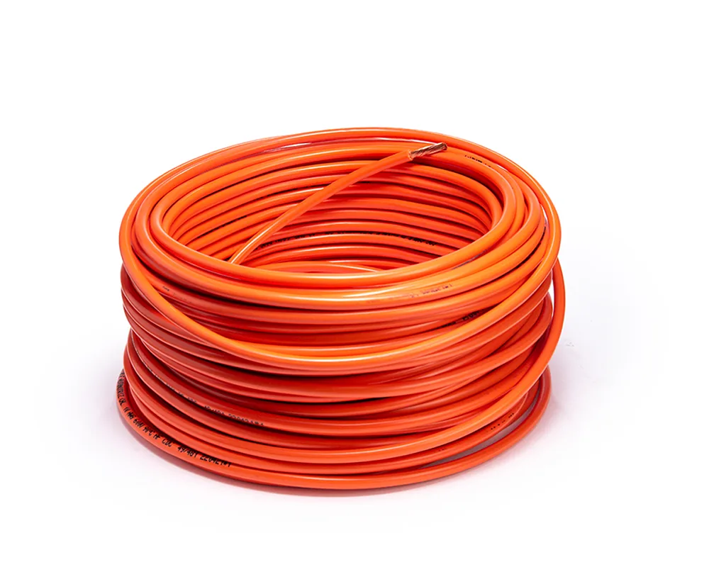 Cable flexible automotriz para instalación calibre 10" naranja 30... CDC 09982