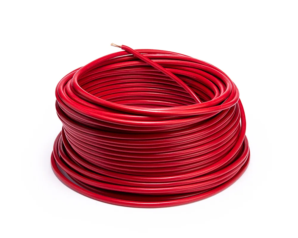 Cable flexible automotriz para instalación calibre 10" rojo 30 metros CDC 09983
