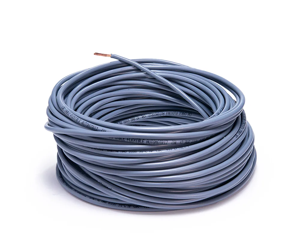 Cable flexible automotriz para instalación calibre 12" gris 30 metros CDC 09990