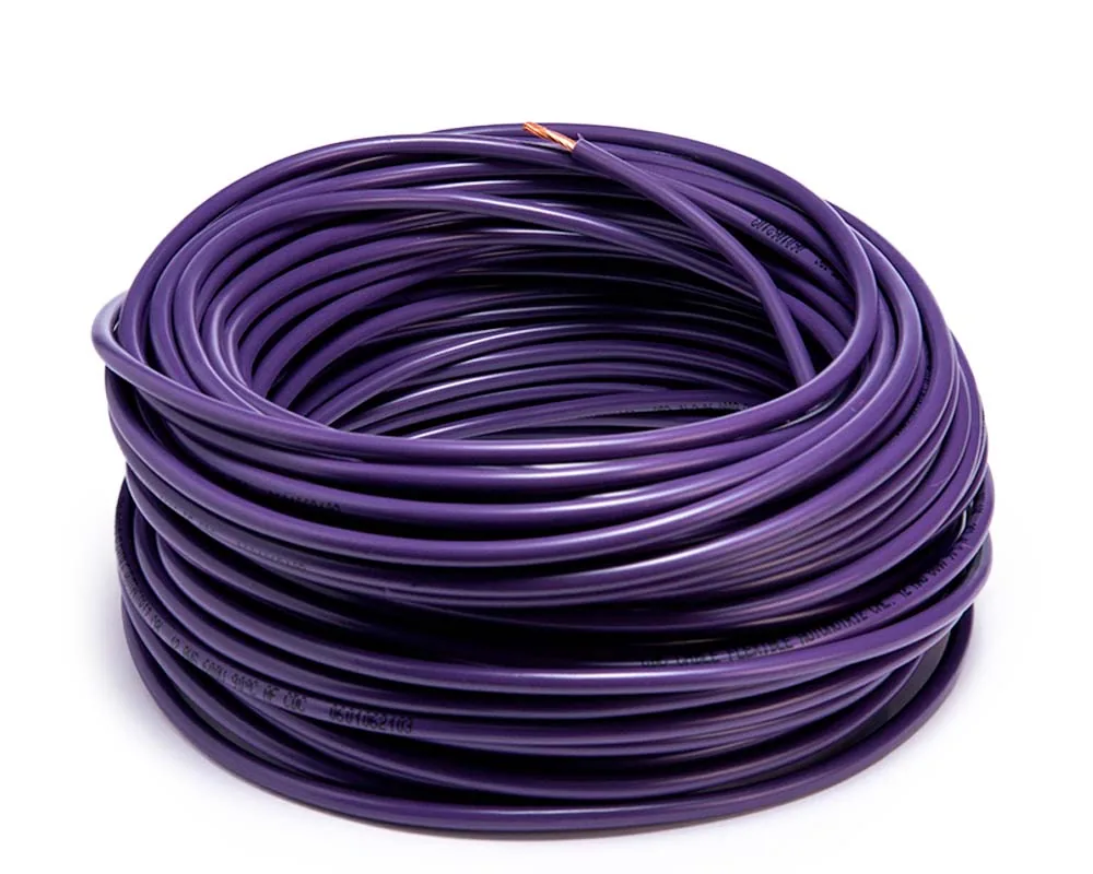 CD-09991 — Cable flexible automotriz para instalación calibre 12" morado 30... CDC 09991