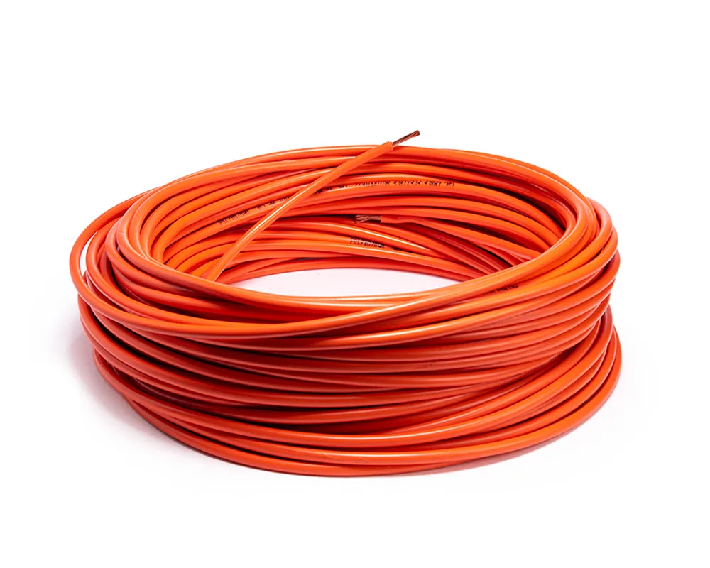 Cable flexible automotriz para instalación calibre 12" naranja 30... CDC 09992