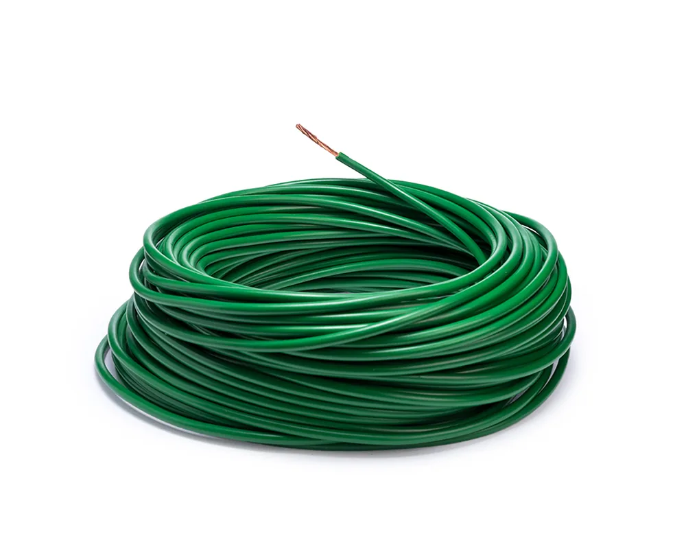Cable flexible automotriz para instalación calibre 12" verde 30 metros CDC 09994