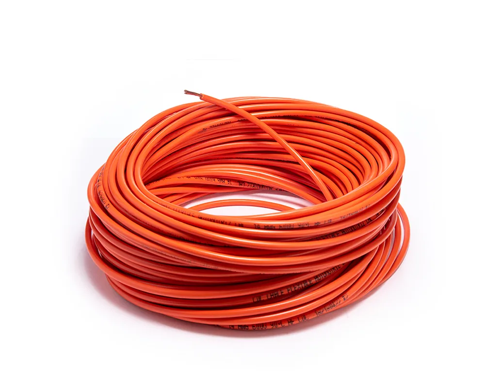 CD-10002 — Cable flexible automotriz para instalación calibre 14" naranja 30... CDC 10002