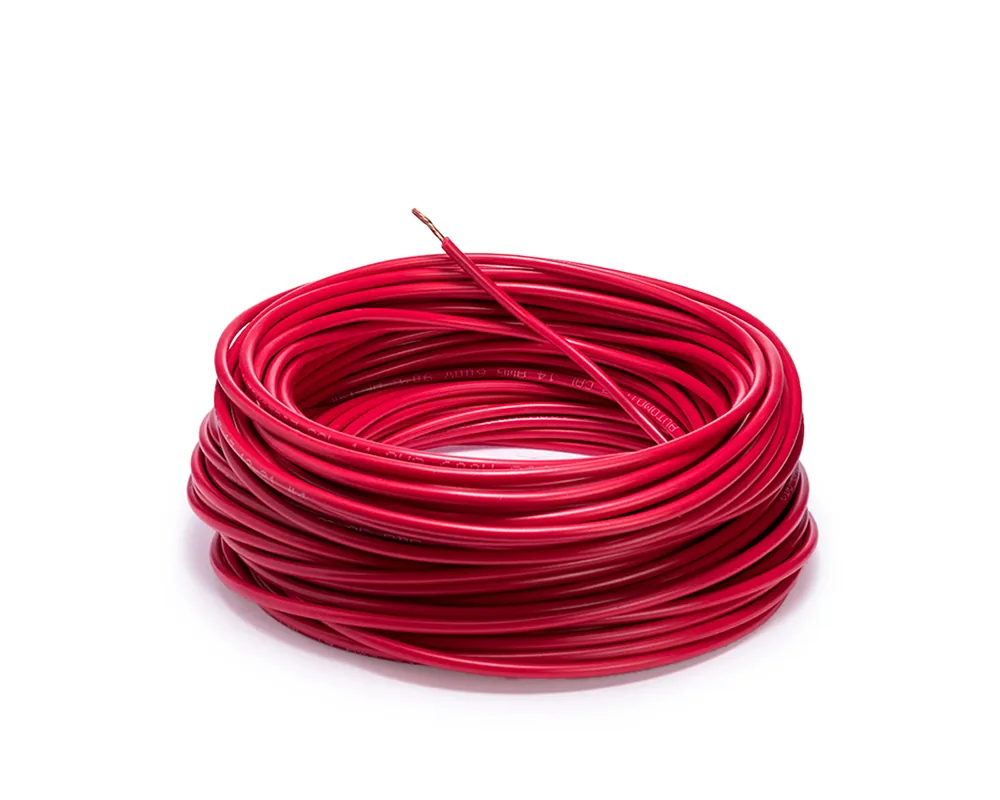 CD-10003 — Cable flexible automotriz para instalación calibre 14" rojo 30 metros CDC 10003