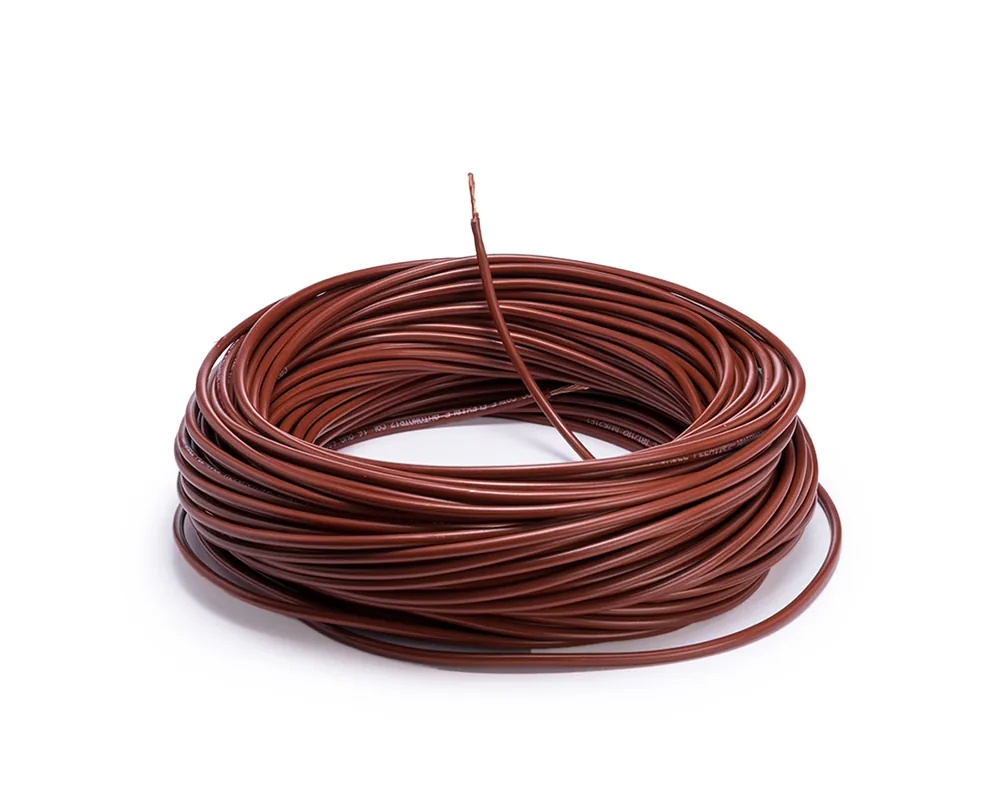 CD-10008 — Cable flexible automotriz para instalación calibre 16" café 30 metros CDC 10008