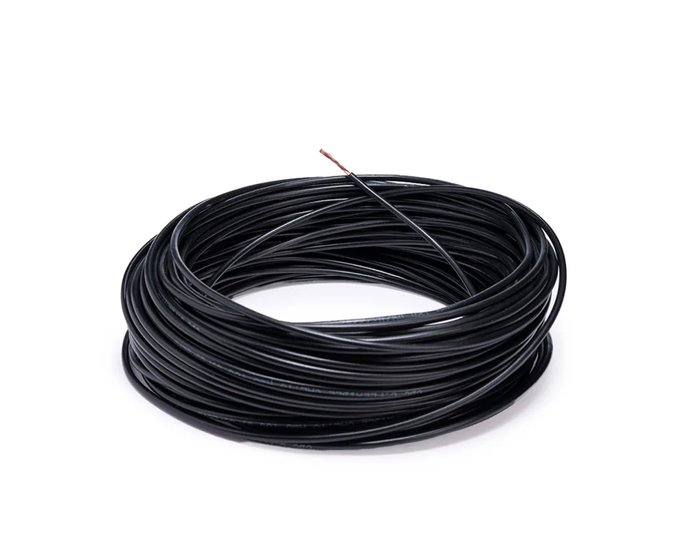 Cable flexible automotriz para instalación calibre 16" negro 30 metros CDC 10009