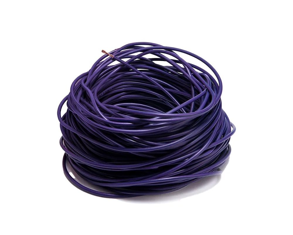 Cable flexible automotriz para instalación calibre 16" morado 30... CDC 10011