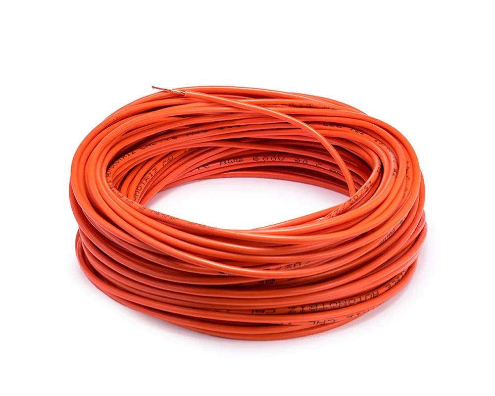 CD-10012 — Cable flexible automotriz para instalación calibre 16" naranja 30... CDC 10012