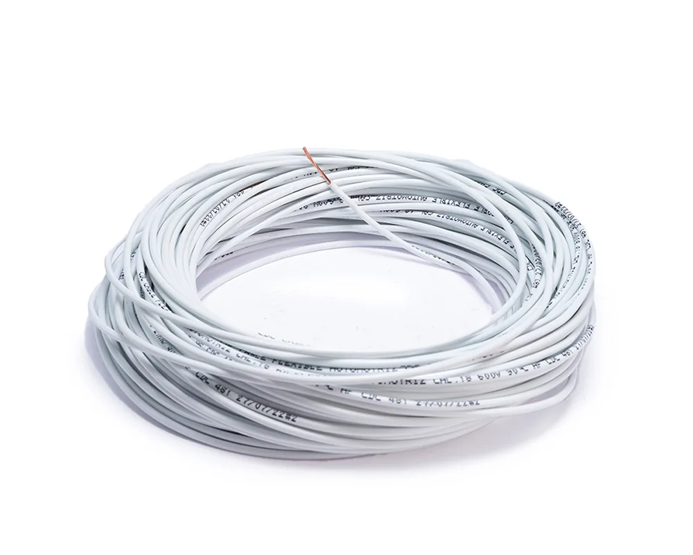 Cable flexible automotriz para instalación calibre 18" blanco 30... CDC 10017