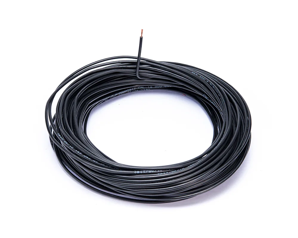 CD-10019 — Cable flexible automotriz para instalación calibre 18" negro 30 metros CDC 10019