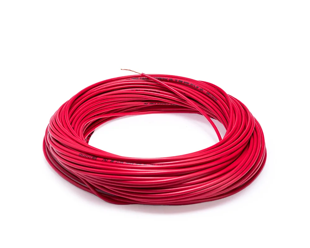 CD-10023 — Cable flexible automotriz para instalación calibre 18" rojo 30 metros CDC 10023