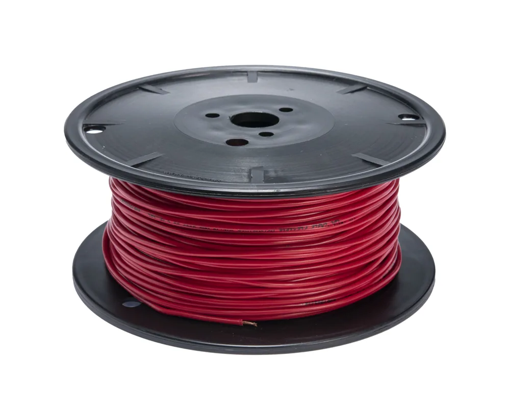 Cable flexible automotriz para instalación calibre 18" rojo 100 mts CDC 42126