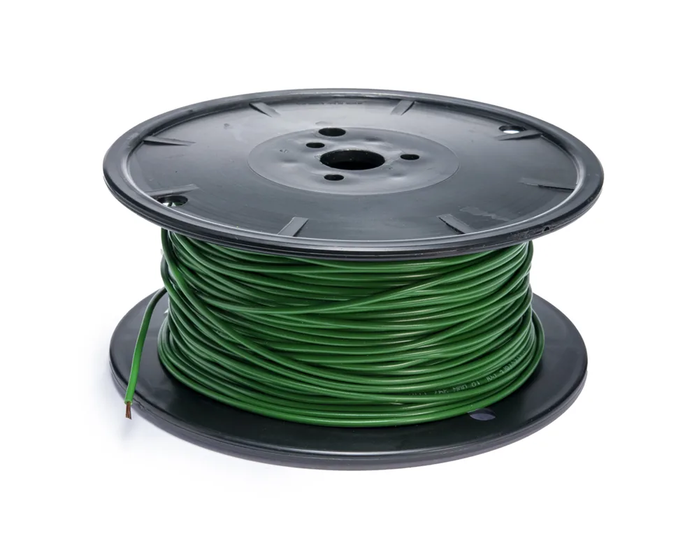 Cable flexible automotriz para instalación calibre 18" verde 100 mts CDC 42128