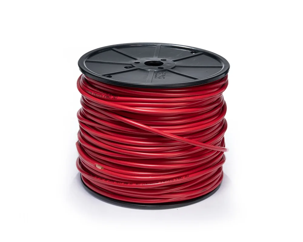 Cable flexible automotriz para instalación calibre 10" rojo 100 mts CDC 42149