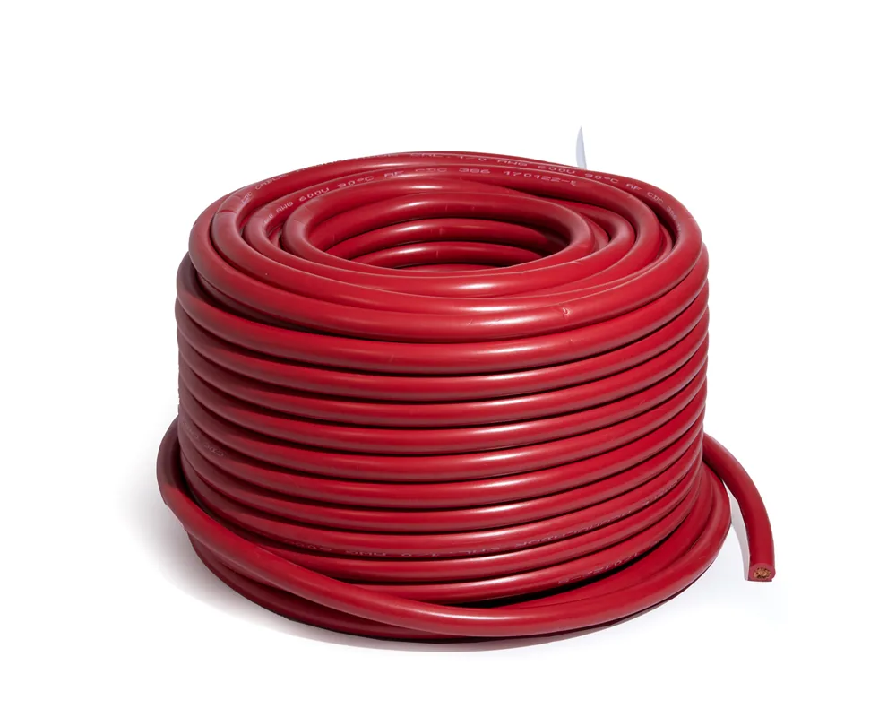 CD-42440 — Cable para acumulador automotriz calibre 1/0 rojo 50 metros CDC 42440
