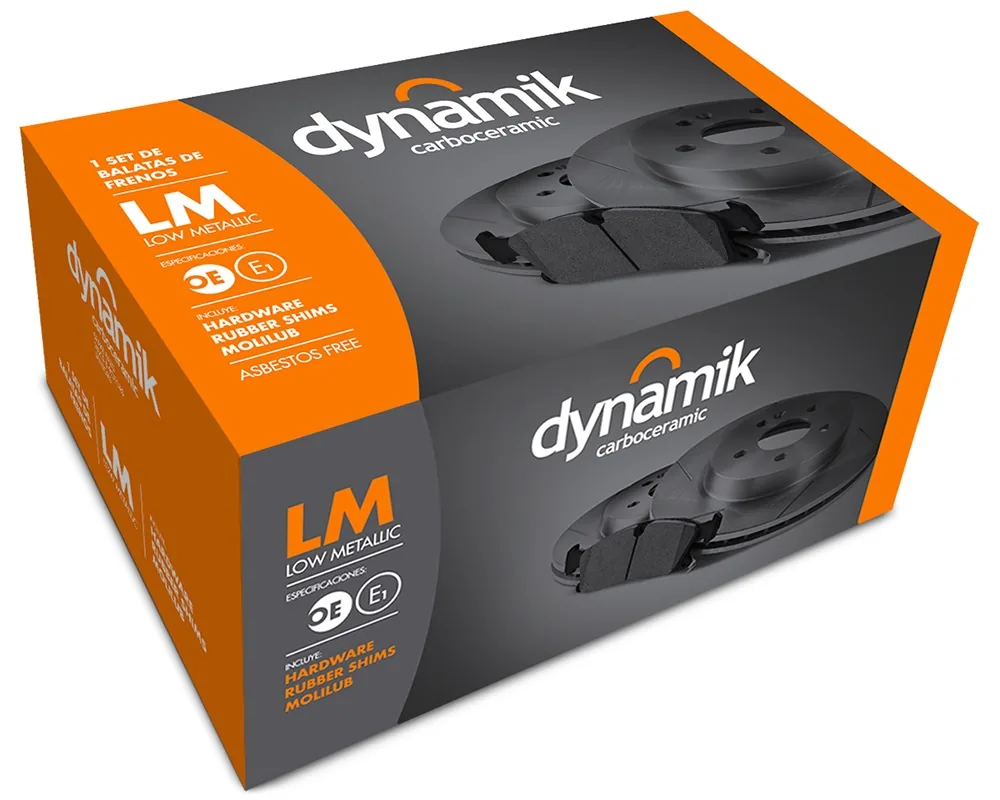 Balata De Freno Delantera Semi Metalica (Sm) DYNAMIK DNK8455D1344