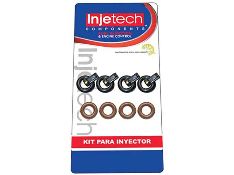 Kit de repuestos para 4 Inyectores Multiport (Mpfi) INJETECH 13237