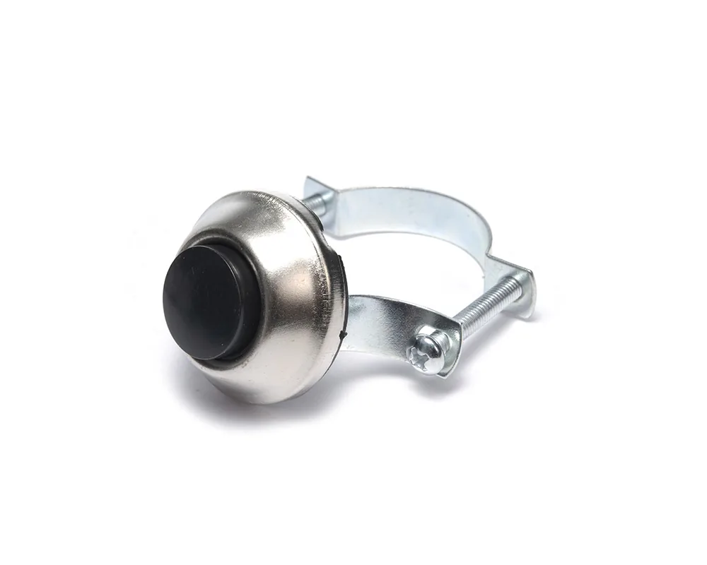 BOTON INTERRUPTOR PARA CLAXON CHICO UNIVERSAL CON ABRAZADERAS CROMADO... TOTAL PARTS 03473