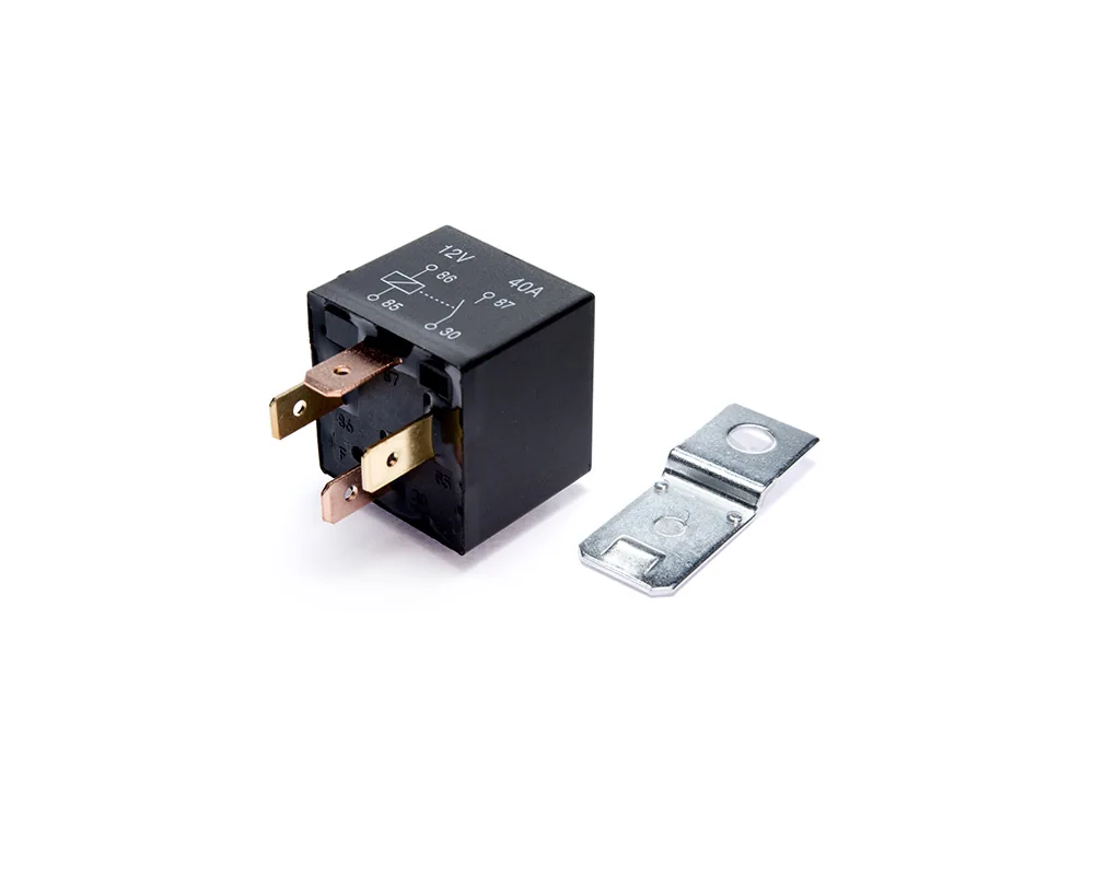 Relevador Universal 4 Terminales 12 Volts 40 Amps Base Metalica (... TOTAL PARTS 03824