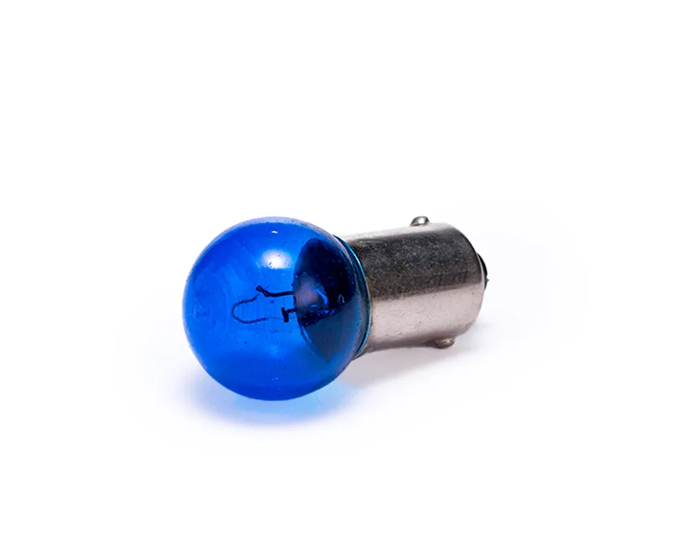 Foco 57 3 Watts 12 Volts Color Azul 1 Polo Patas Parejas TOTAL PARTS 04522