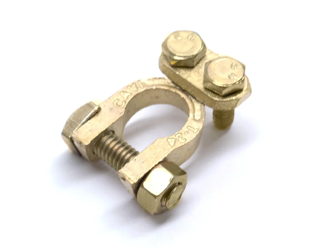 Terminal Para Bateria Placa Chica De Bronce ( T2B ) TOTAL PARTS 06515