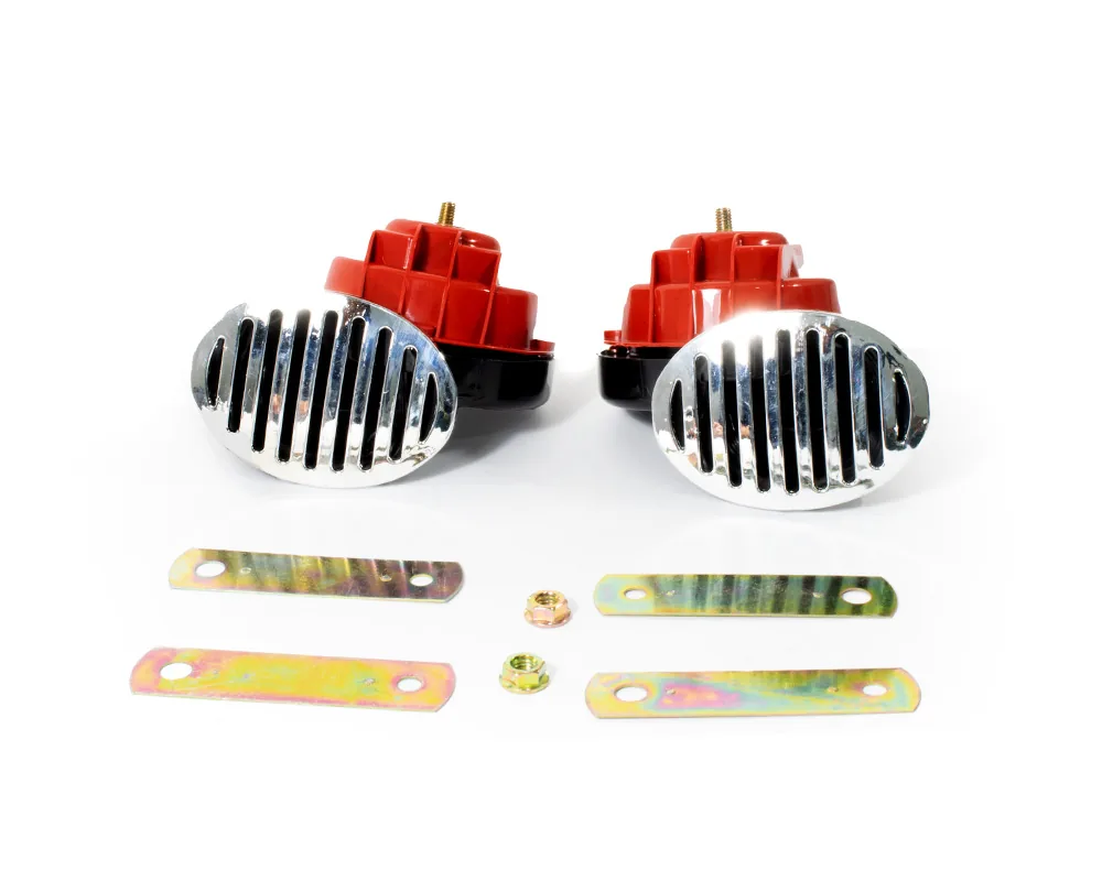 Bocina De Claxon Tipo Caracol Juego Con Tapa Rejilla TOTAL PARTS 09939