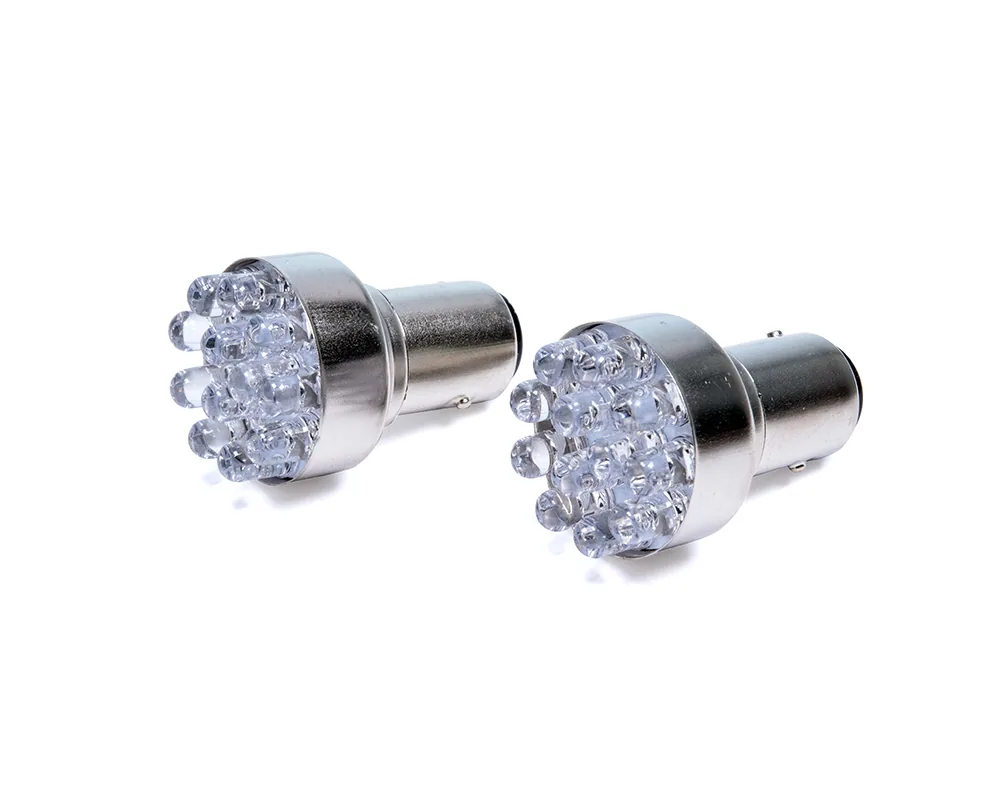 TP-11532 — Foco 1157 / 1034 12 Volts 2 Polos Led Rojo 12 Leds TOTAL PARTS 11532