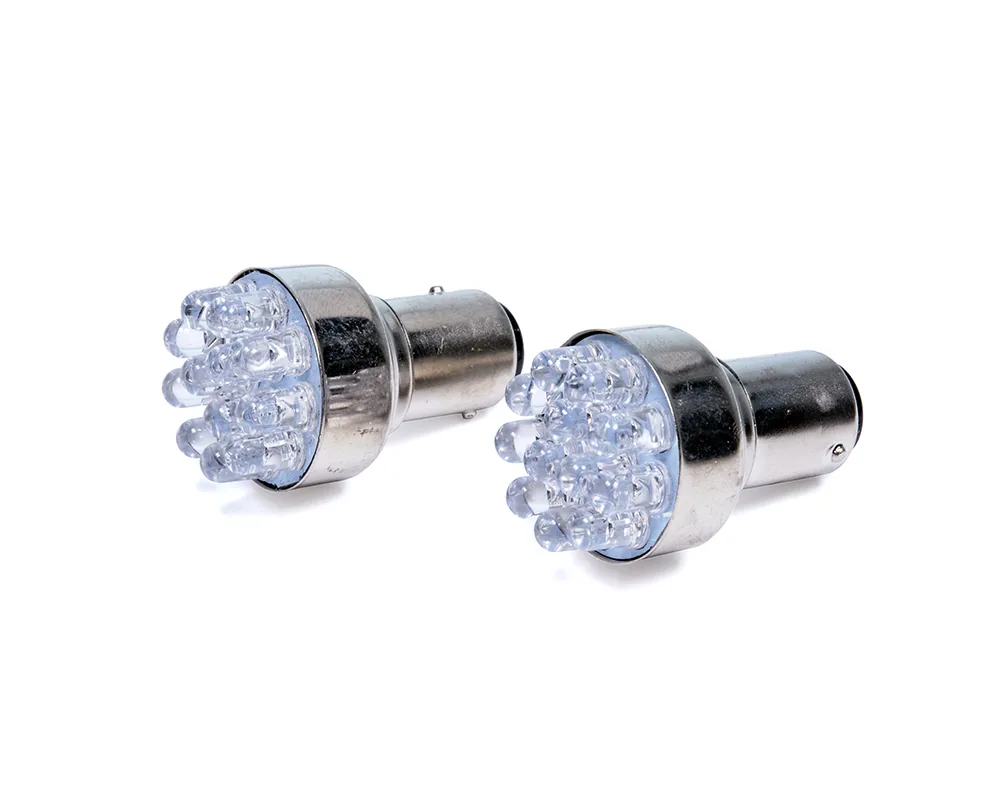 TP-11534 — Foco 1157 / 1034 12 Volts 2 Polos Led Azul 12 Leds TOTAL PARTS 11534