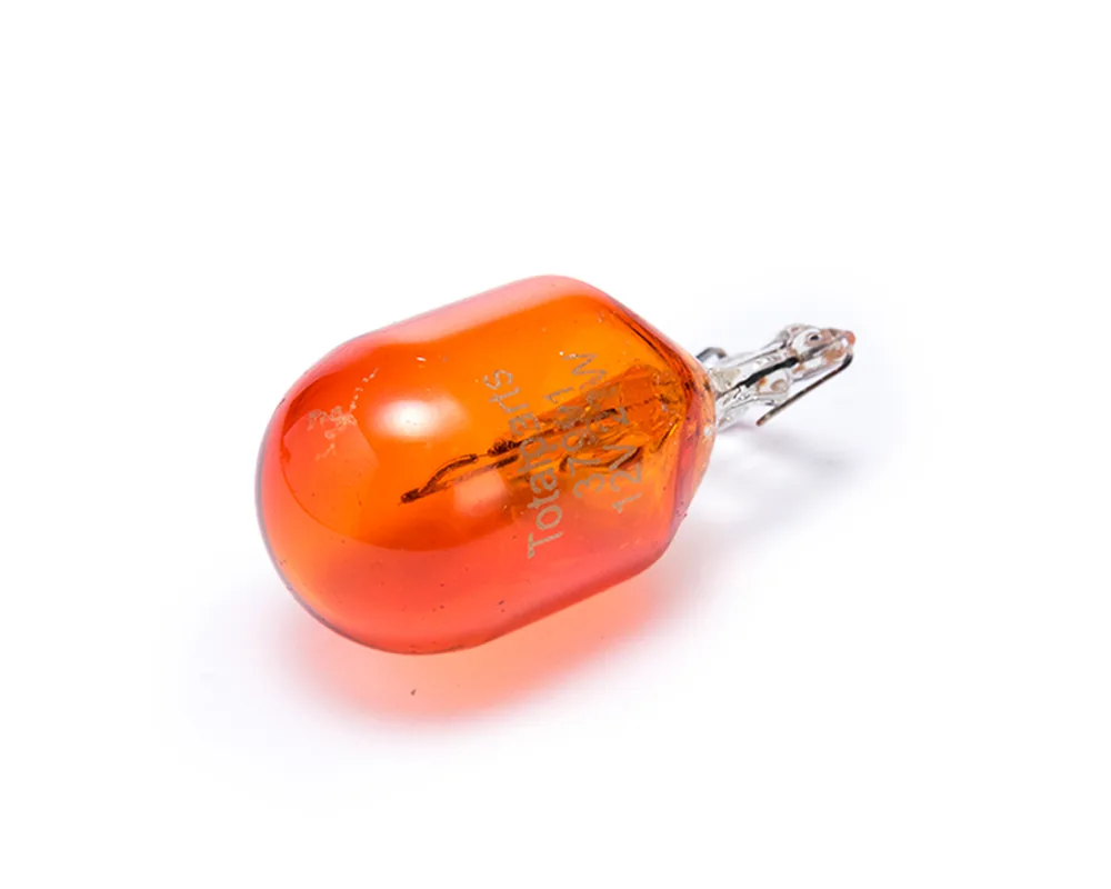 Foco 7440 21 watts 12 volts color ambar pellizco grande TOTAL PARTS 37991