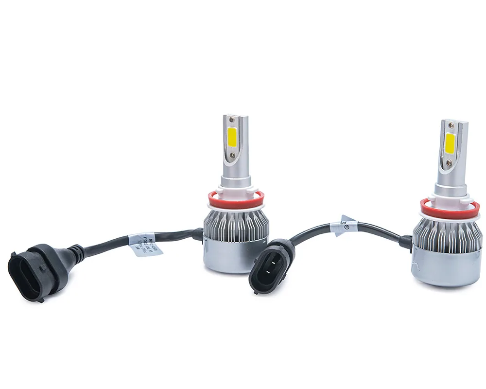 Foco Hyper Led Base H8 12 / 24 Volts 36 Watts 3800 Lumenes 6000... TOTAL PARTS 42606
