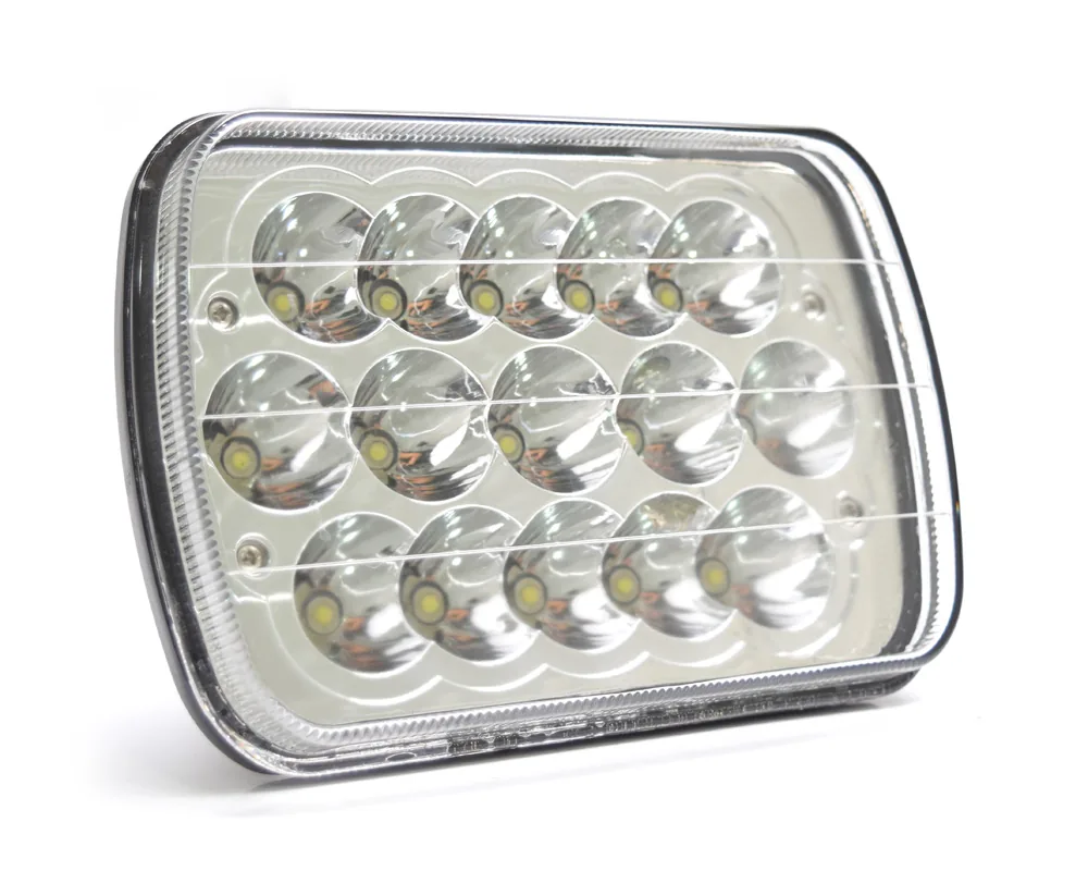 TP-43421C — Unidad 6054 Cuadrada Grande 15 Led Alta / Baja Carcasa De Aluminio /... TOTAL PARTS 43421C