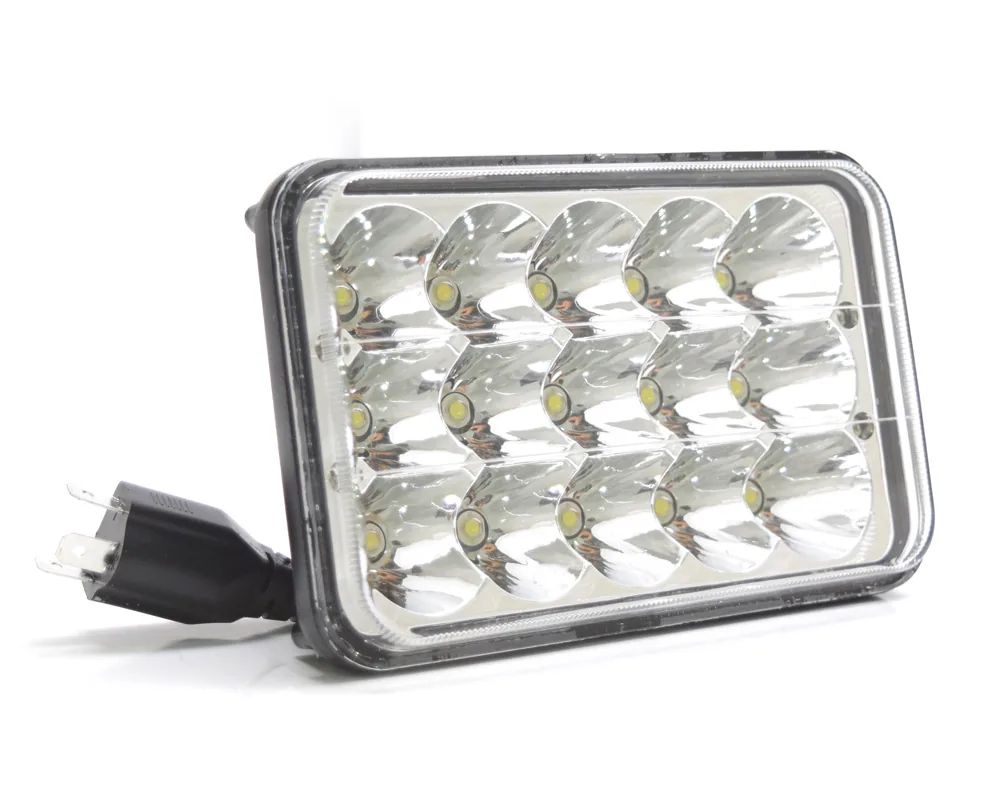 TP-43422C — Unidad 4656 Cuadrada Chica 15 Leds Alta / Baja Carcasa De Aluminio /... TOTAL PARTS 43422C